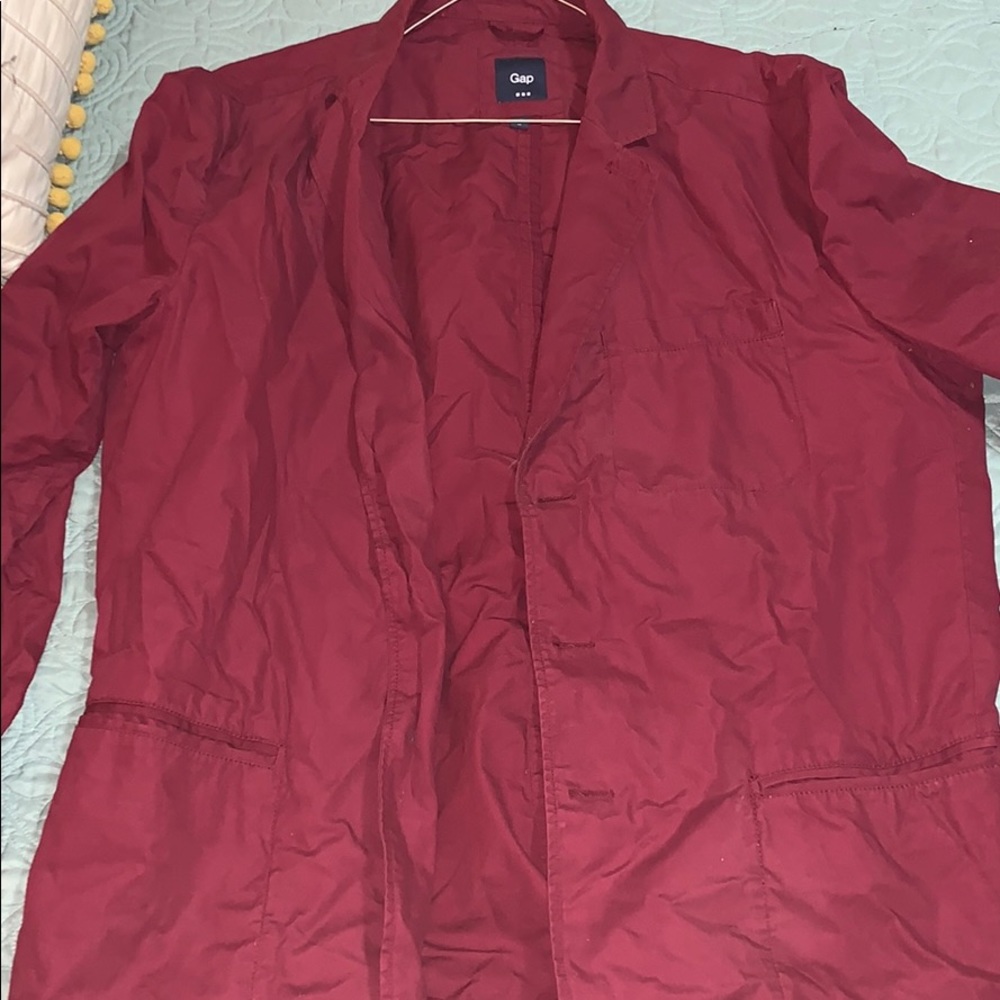 Maroon Gap Blazer